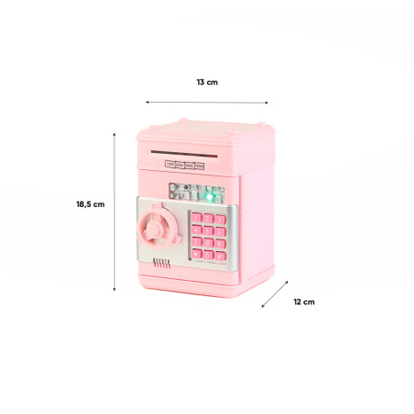 Alcancia Caja Fuerte Infantil Rosado