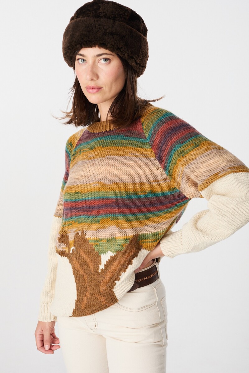 Sweater Arbol Crudo