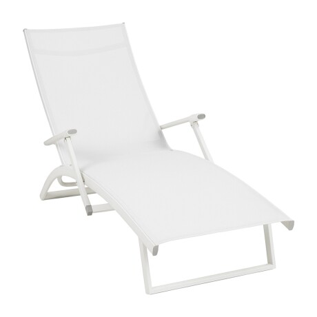 Reposera Aluminio Relaxing pure White Reposera Aluminio Relaxing pure White