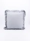 FUNDA ALMOHADON VOLADO GRIS
