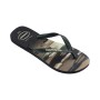Sandalias Havaianas Top Camu Hombre Negro/Verde Oliva