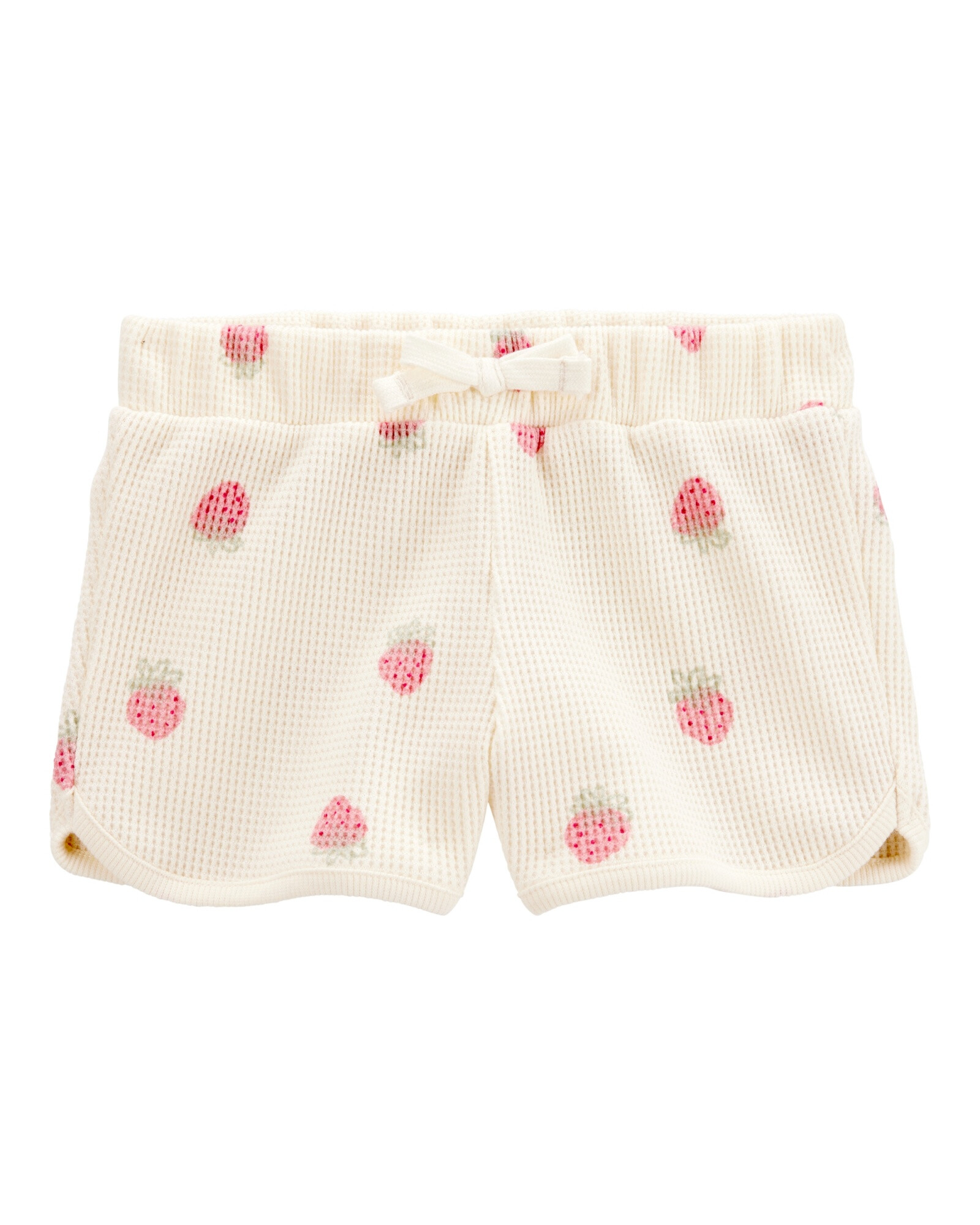 Short de algodón térmico, diseño frutillas Sin color