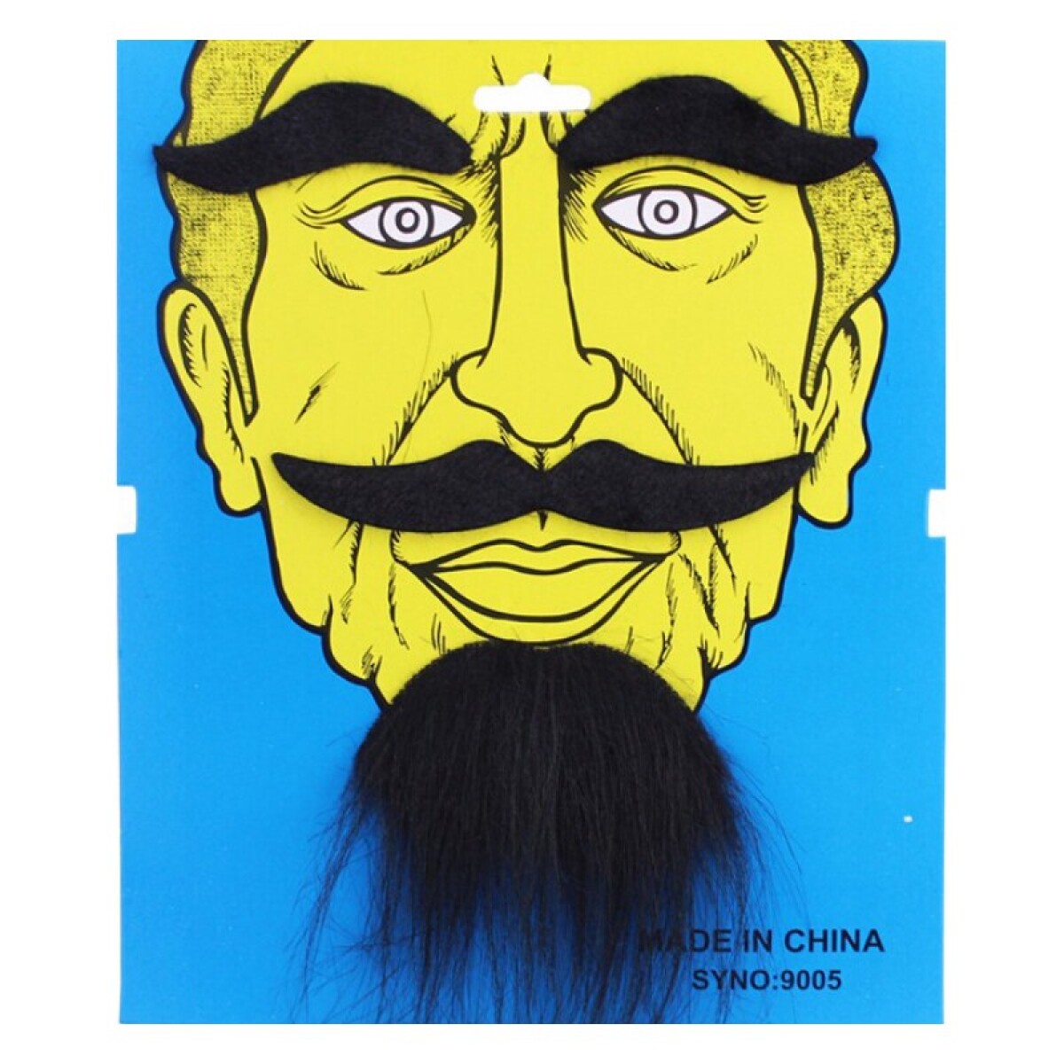 3x2 OUTLET Set bigote, ceja y barba para disfraz cotillon - 3x2 Outlet Set Bigote, Ceja Y Barba Para Disfraz Cotillon 