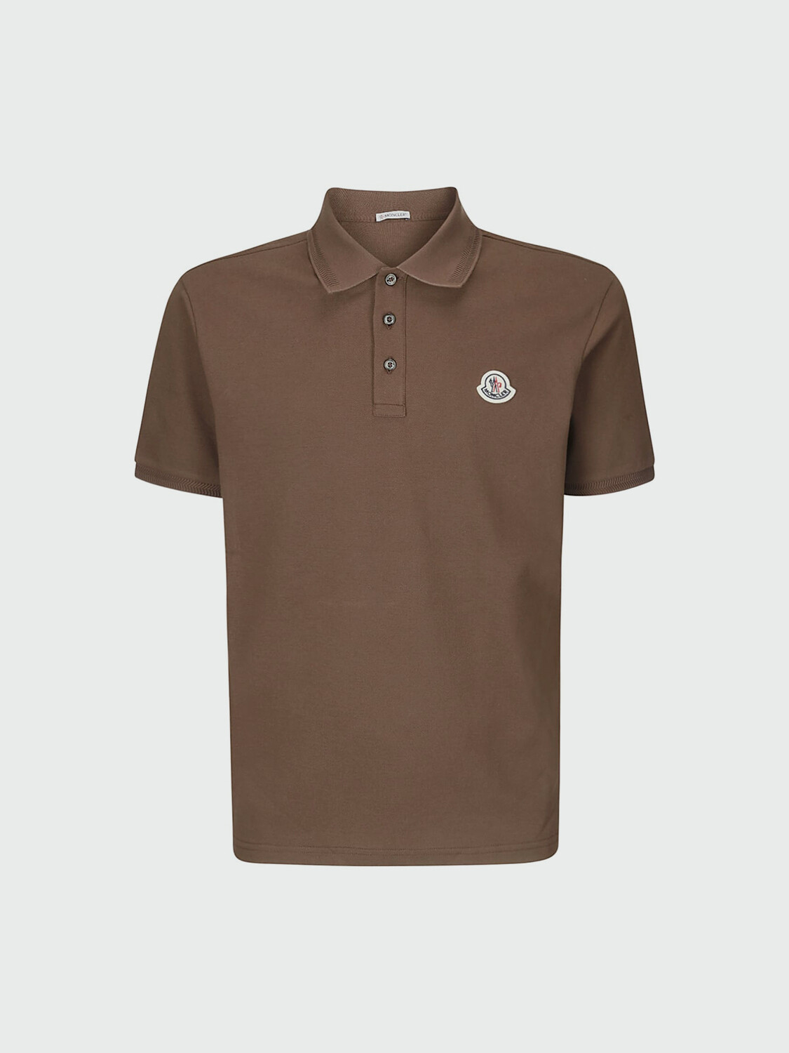 Moncler - Remera polo confeccionada en piqué de algodón Alta Automática