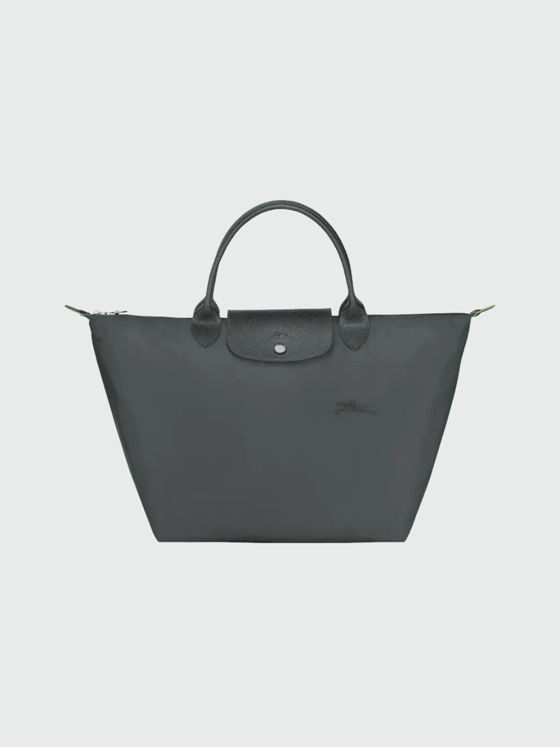 Longchamp - Tote Bag Le Pliage Green M Negro Estampado