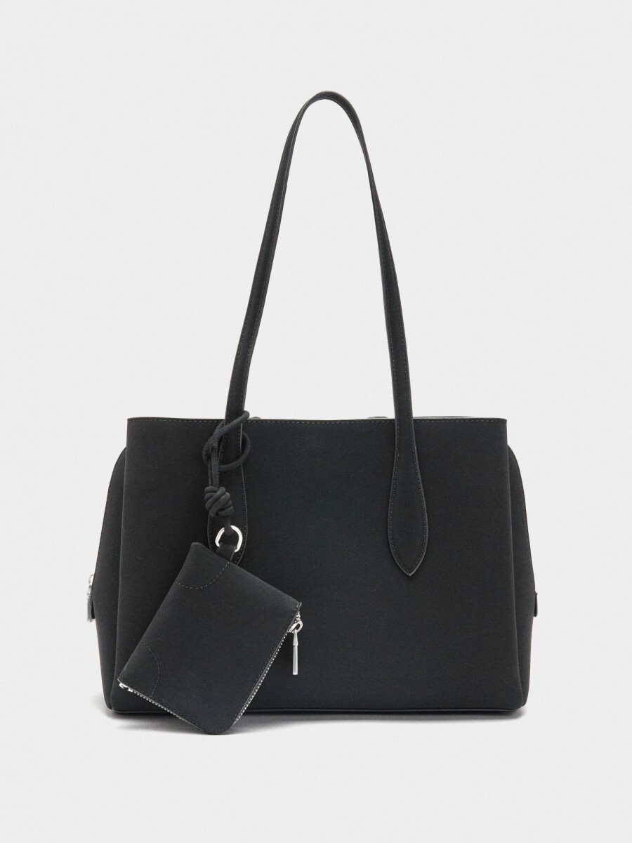 Bolso Para Portátil 13" Textura Suave negro