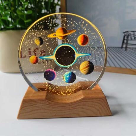 Lámpara Veladora Planetas con Luz LED Planetas