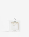 Bijouterie Set Strass Set De Collar Y Aros Con Strass - Dorado