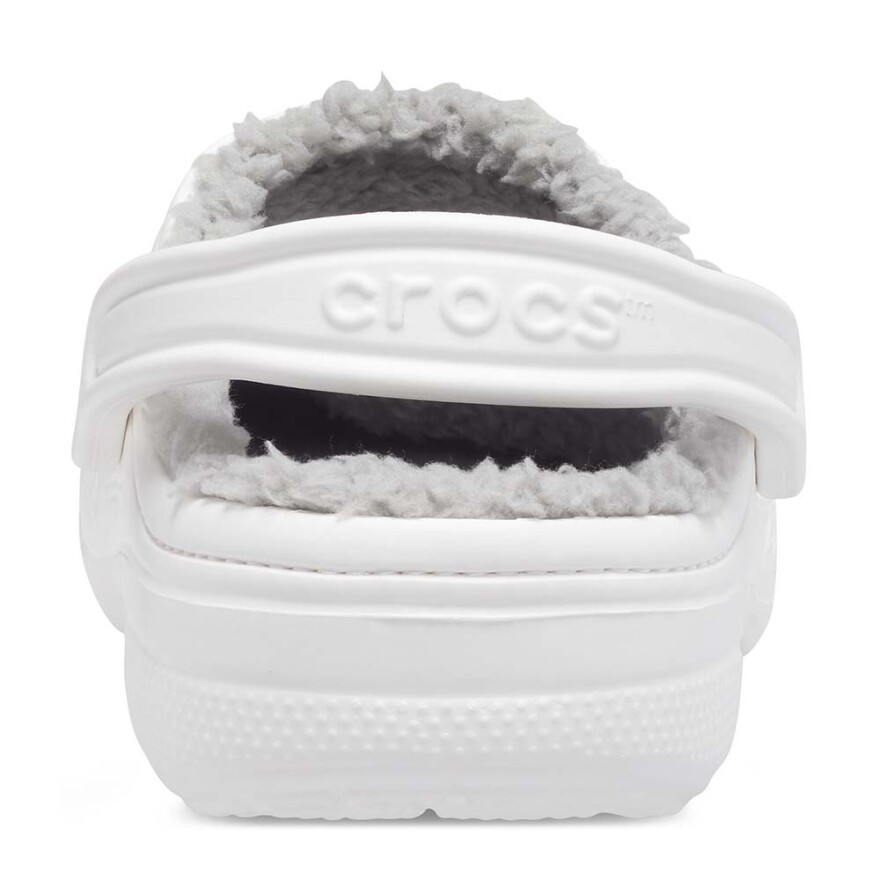 Crocs Baya Lined Clog - Unisex White/light Grey