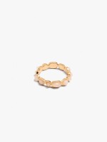 Anillo Con Formas En Resina beige