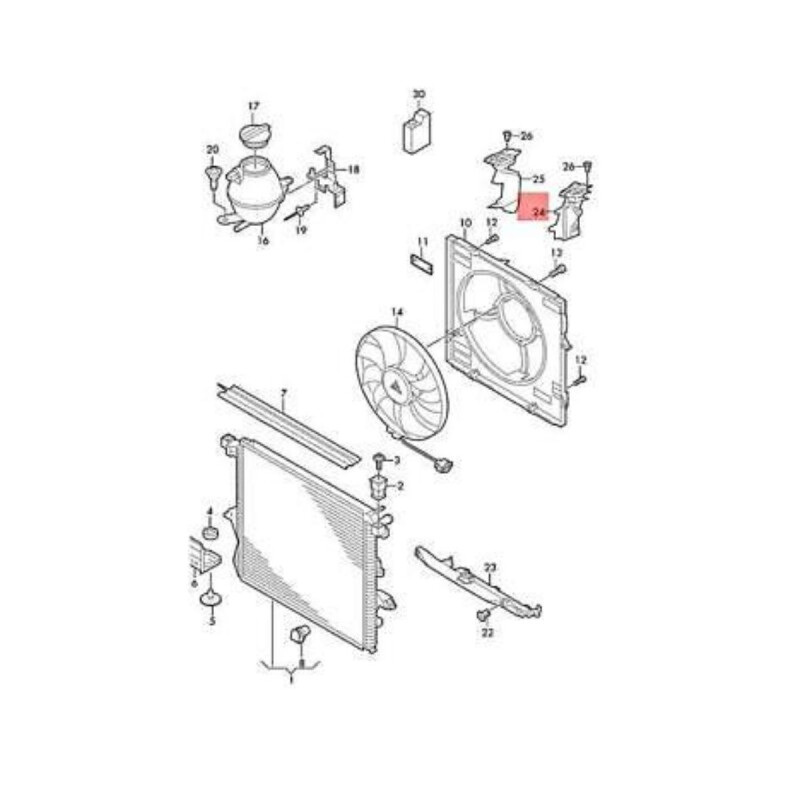 ENCAUZADOR IZQUIERDO AMAROK Encauzador Izquierdo Amarok