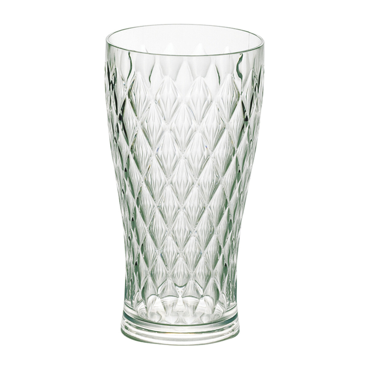 Vaso Plástico Glamour 500 ml - VERDE 