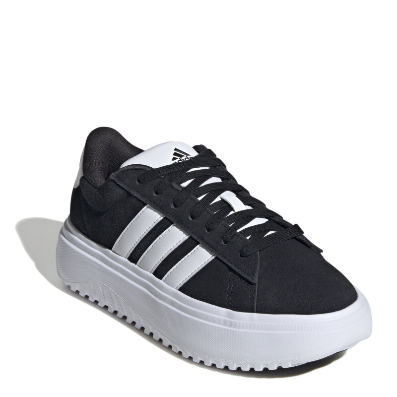 Championes de Mujer Adidas Grand Court Plataforma Negro - Blanco