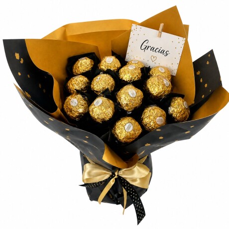 Bouquet de Ferrero Rocher para Agradecer 15 unidades