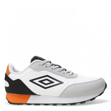 Championes de Hombre Umbro MNU Blanco - Negro - Anaranjado