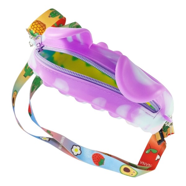 Cartera Pop It Multicolor Niños Infantil Regalo Burbujas Color Variante MULTICOLORAMARILLO
