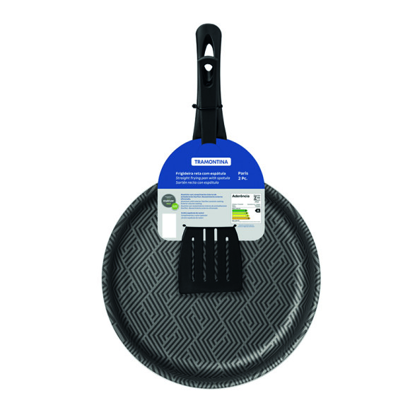 Sartén recta con espátula modelo "PARIS", Ø22cm TR5618