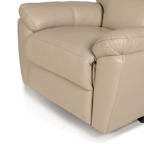 Butaca Florencia (Reclinable eléctrica) - Cuero Básico 519 (Beige)