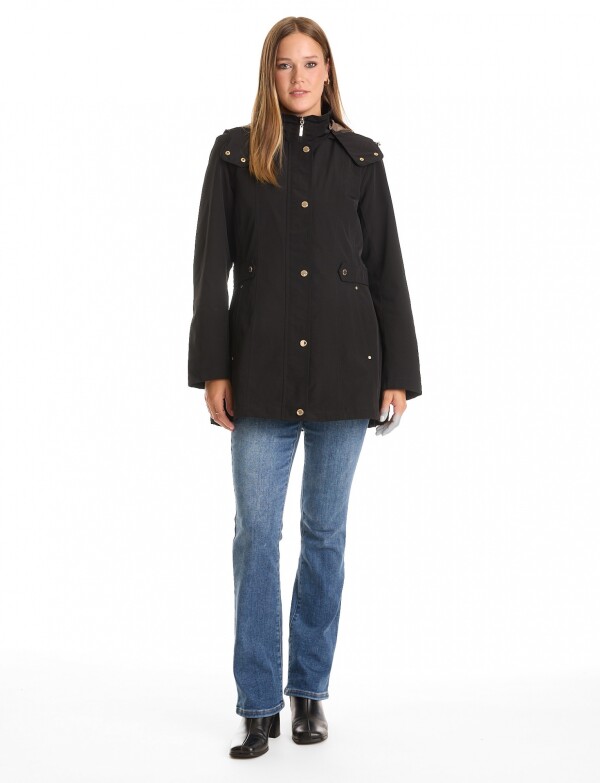 Gabardina Impermeable NEGRO