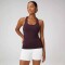 Polo Feather Tech+ Racerback Bividi Mujer Oxblood