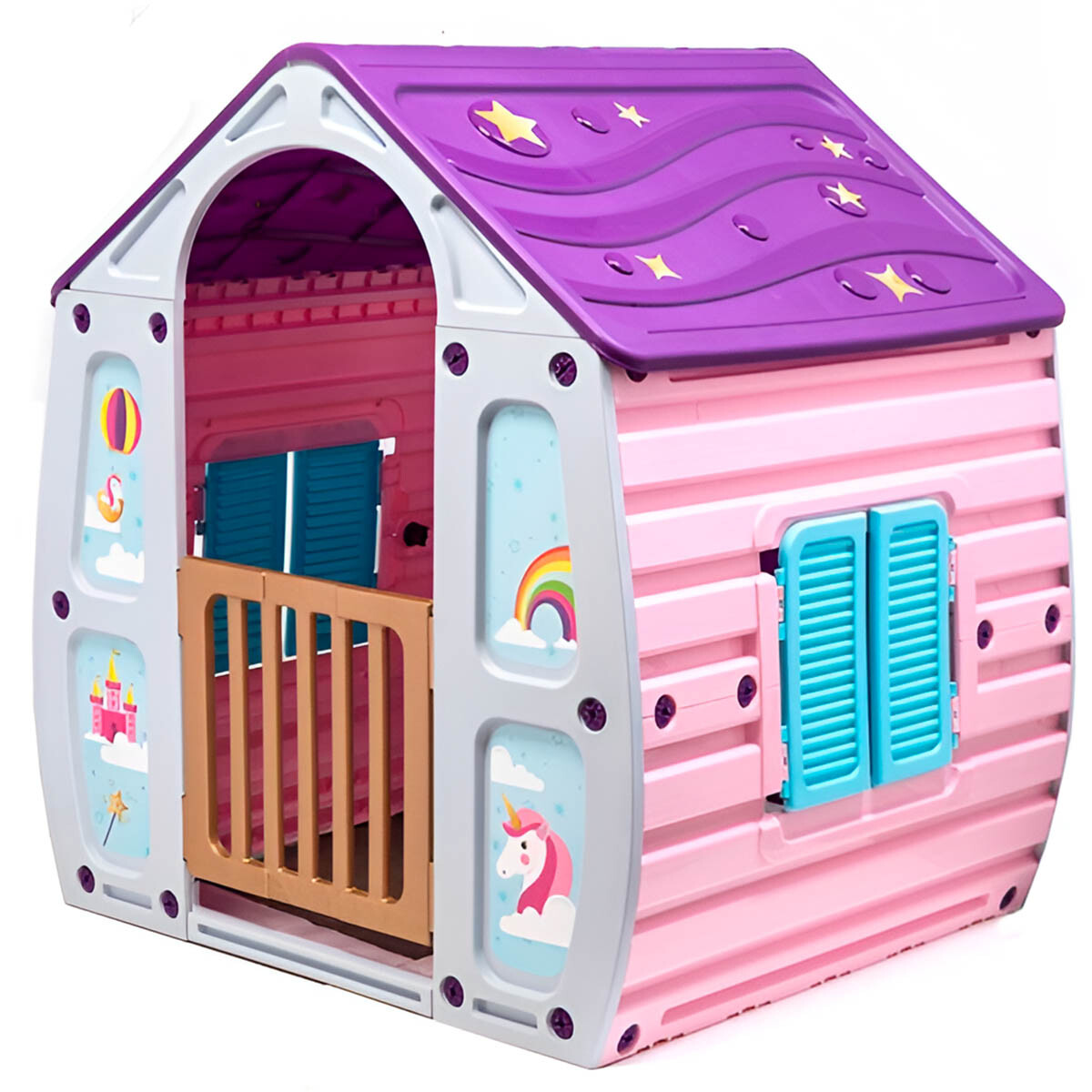 Casita Starplay Casa Infantil Plastico 102x109x90 - 3 