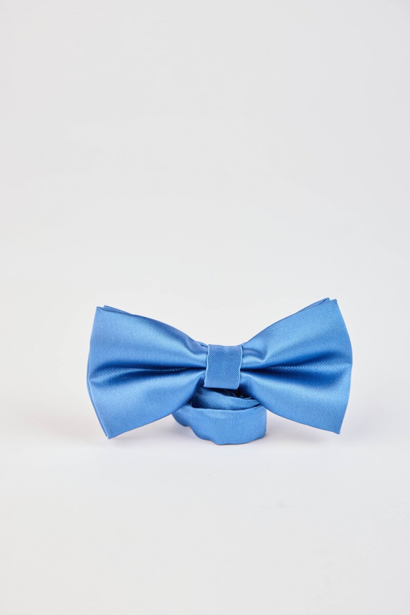 Moña Microfibra - Azul Satinado 