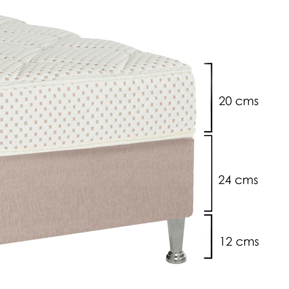 SOMMIER DE ESPUMA IVORY A 1.5 PLAZAS
