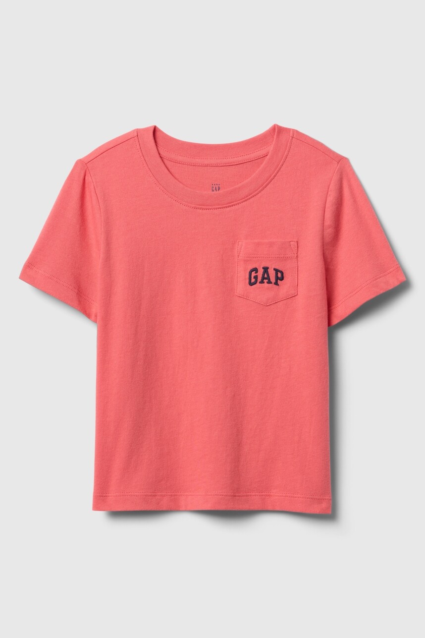 Remera Con Bolsillo Logo Gap Toddler Niño Watermelon Ice