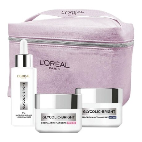 Pack L'oréal Glycolic Bright Crema Día + Crema Noche + Sérum Pack L'oréal Glycolic Bright Crema Día + Crema Noche + Sérum