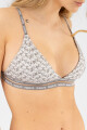 Soutien triangulo snoopy full Gris melange