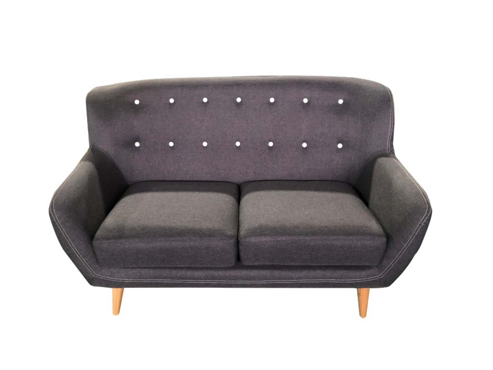 SOFA NORDICO 2 CUERPOS LV47 GRIS 