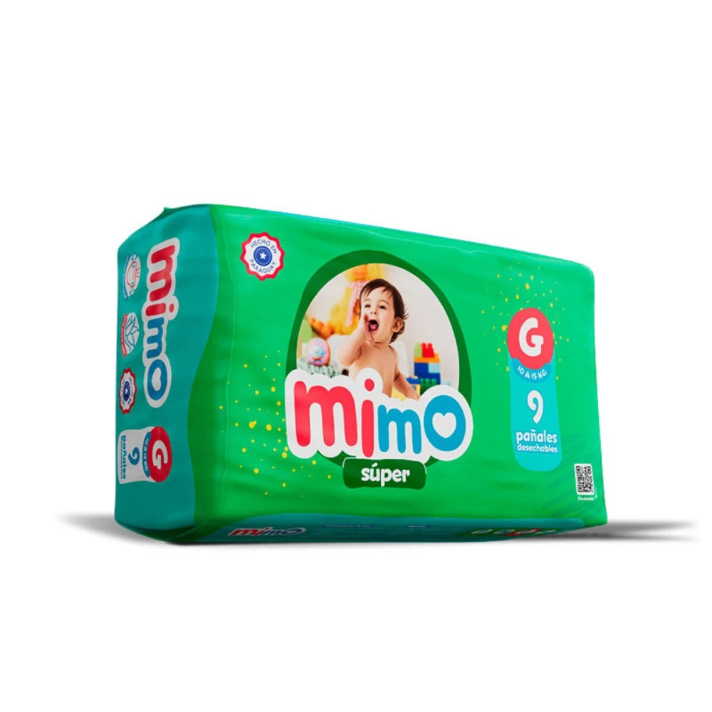 MIMO PAÑAL SUPER MINI GDE X 9 UND