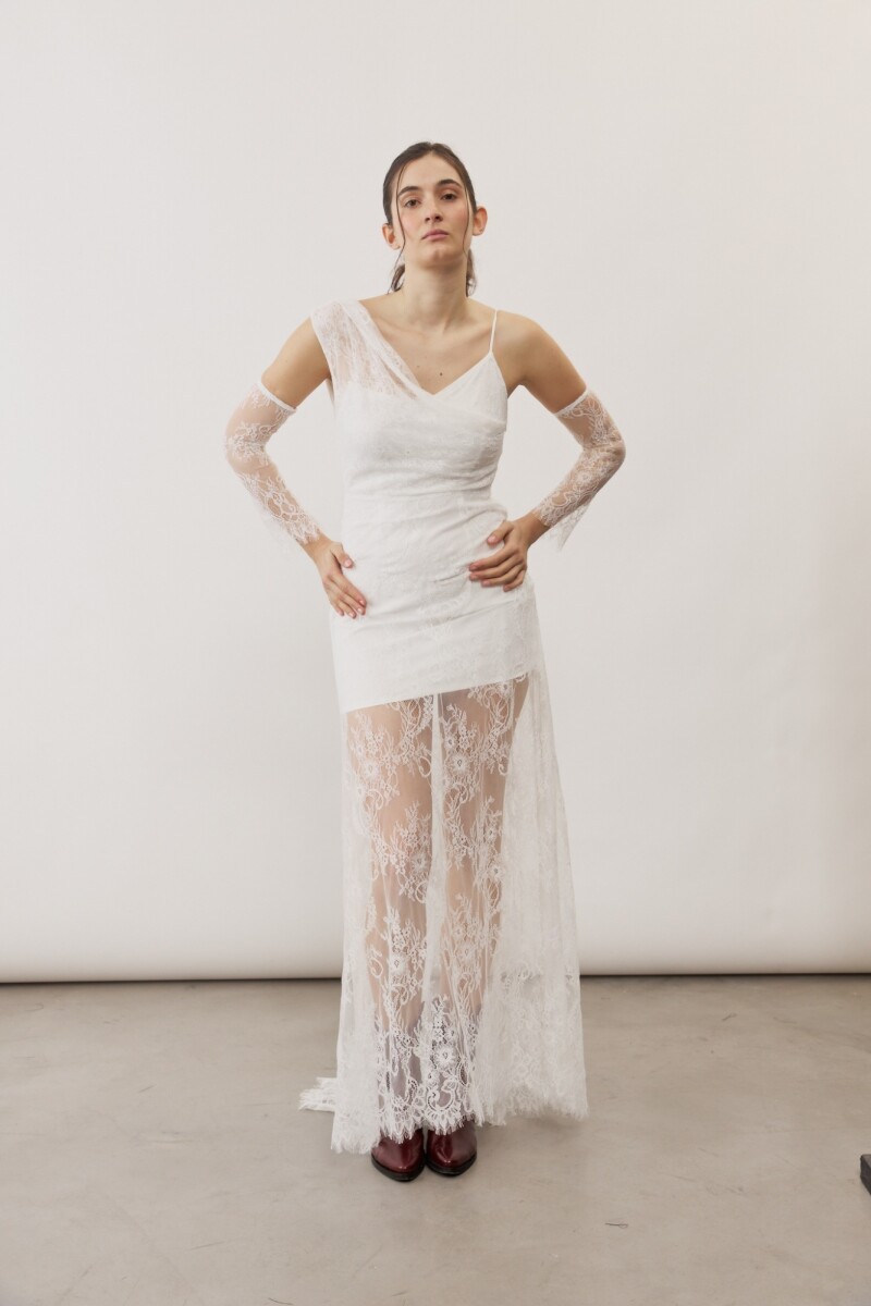 Vestido Rosel - BLANCO 