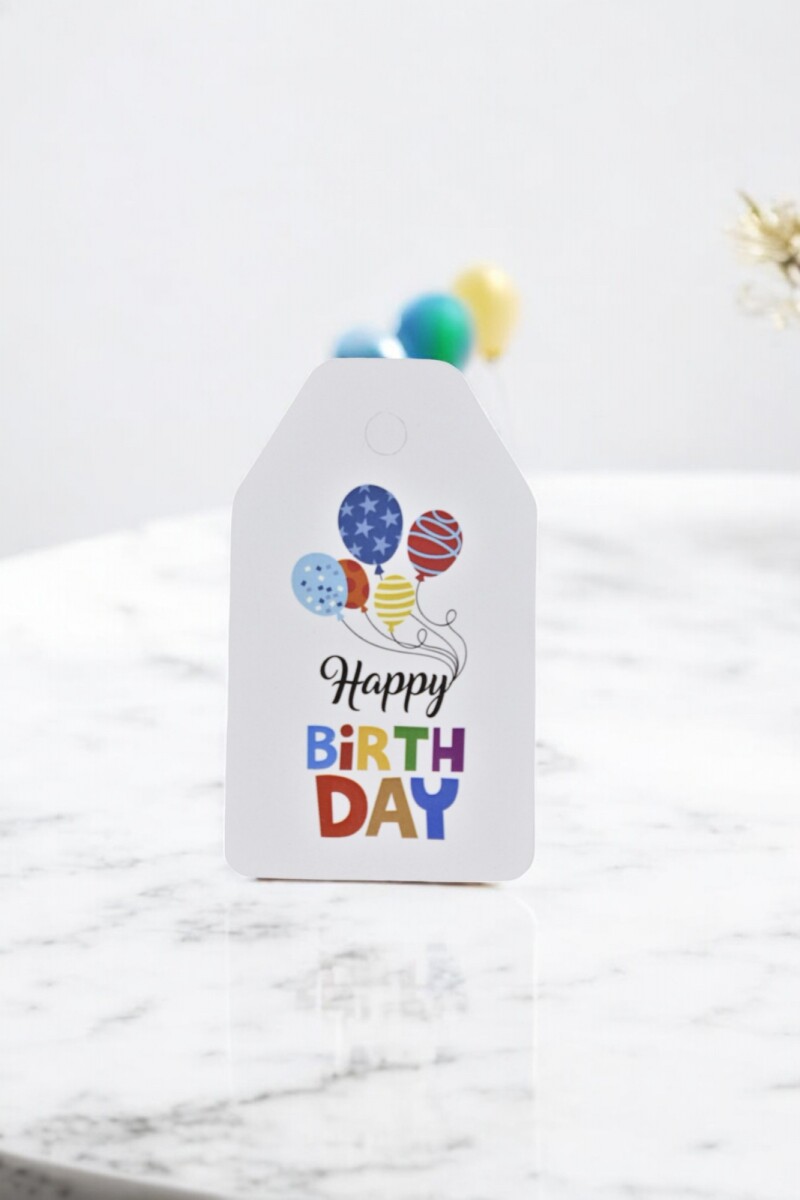 Tag cumpleaños 5x8,5 - DISEÑO 1 