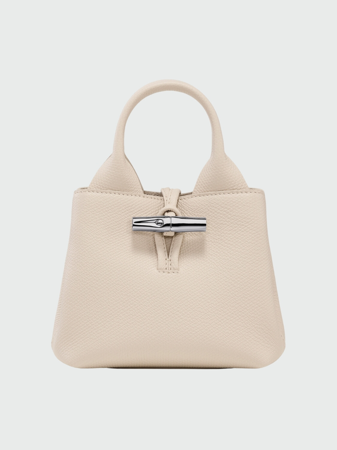 LONGCHAMP - Clutch Le Roseau XS Beige