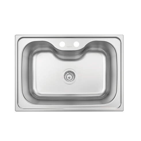 PILETA DE COCINA ACERO INOXIDABLE 48.5X68.5CM SIMPLE SIN ACCESORIOS MODELO MORGANA TRAMONTINA 000