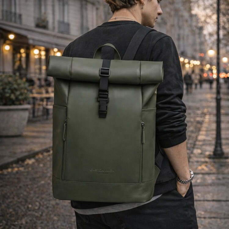 MOCHILA RULLEN VERDE/NEGRO 16 GASTON LUGA MOCHILA RULLEN VERDE/NEGRO 16 GASTON LUGA