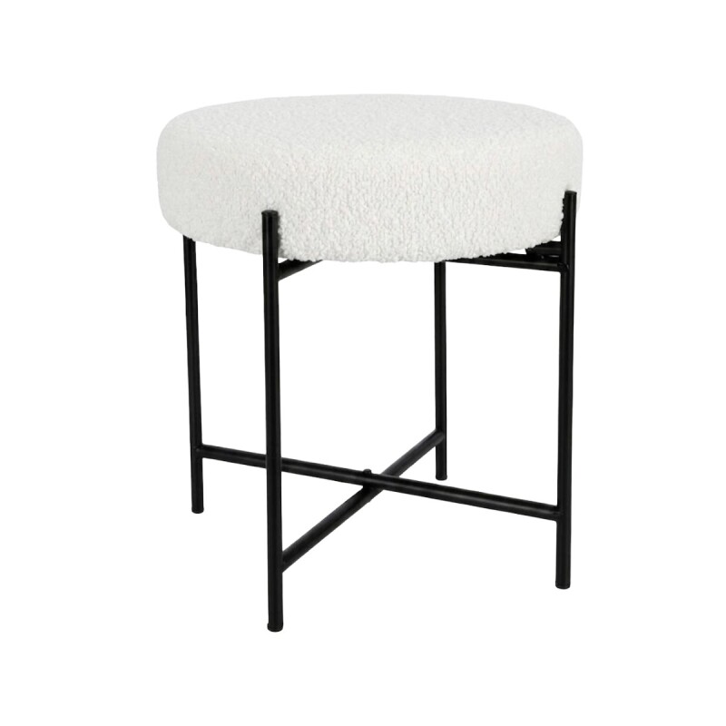 TABURETE BLANCO 36X40CM Unica