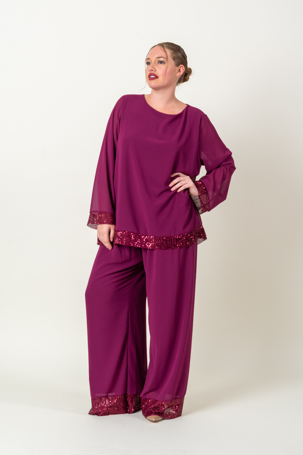 PANTALON ANYA Magenta