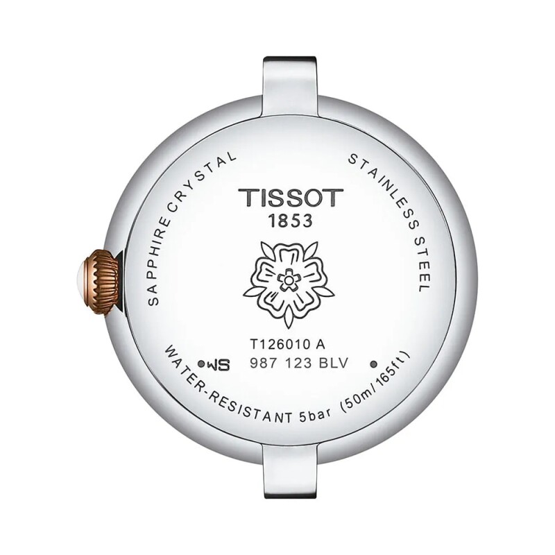 Reloj Tissot Bellissima Small para mujer T1260102201301 en acero Reloj Tissot Bellissima Small Para Mujer T1260102201301 En Acero