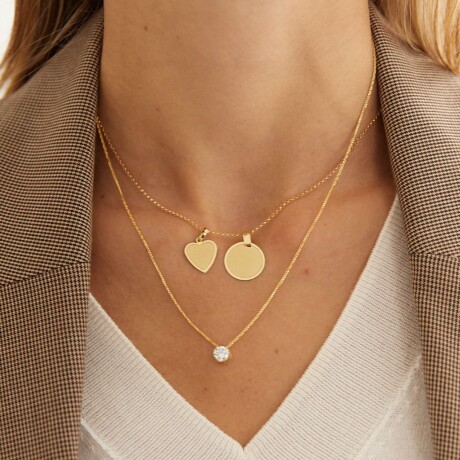 Medalla Redonda - Oro 18k Medalla Redonda - Oro 18k