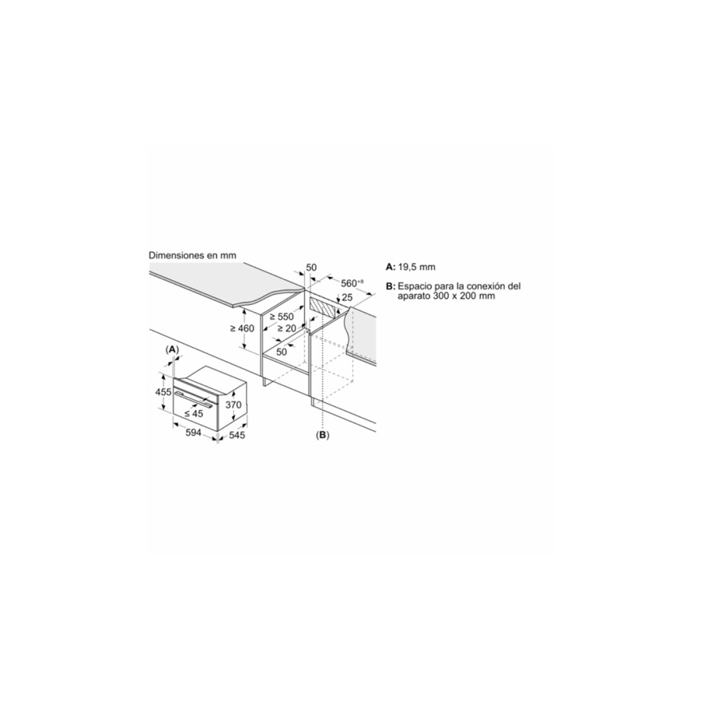 Microondas de empotrar Bosch Inverter CEG732XB1 Gourmet Microondas de empotrar Bosch Inverter CEG732XB1 Gourmet
