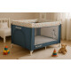 Corral Para Bebe Con Ruedas Desmontable Azul Celeste