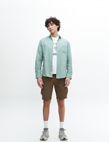 Camisa Paolo Aqua