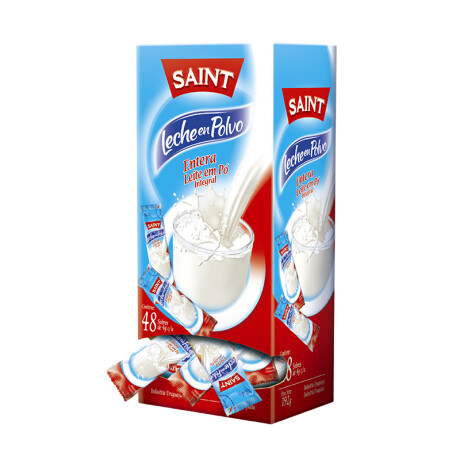 Leche en Polvo SAINT Pack 48 Sobres 4g Entera