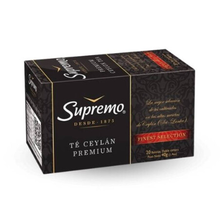Té Supremo 20 sobres Ceylan Premium