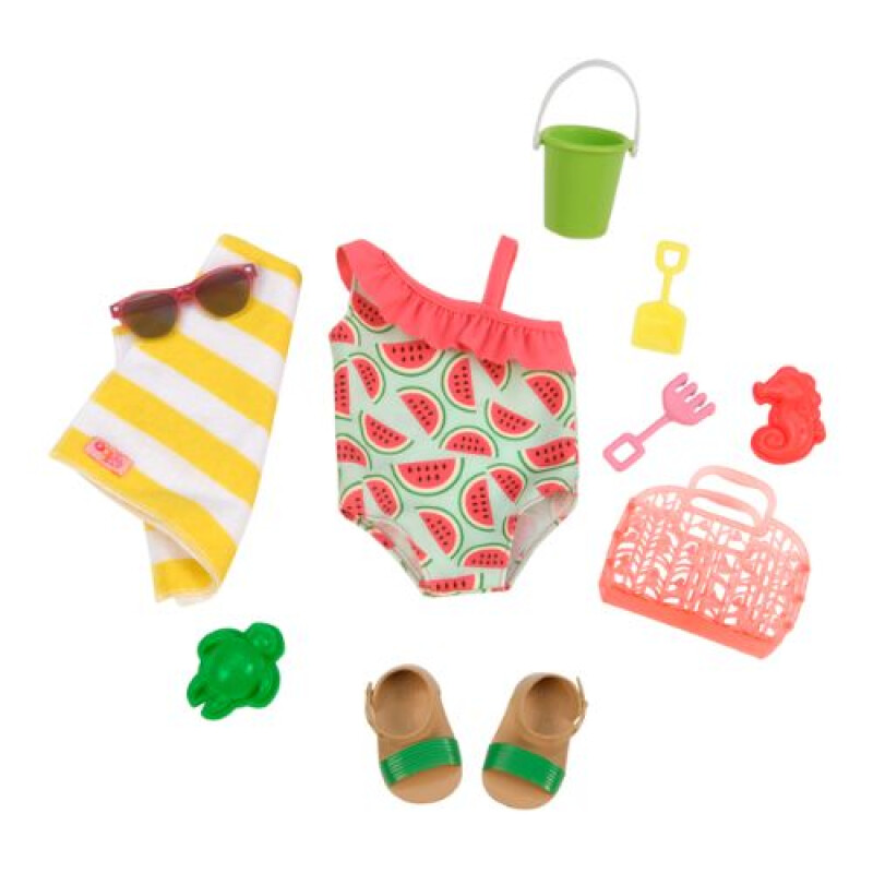 SET ROPA - TRAJE DE BANO SANDIA Set Ropa - Traje De Bano Sandia