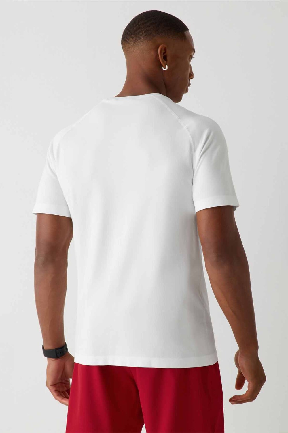 Polo Manga Corta Fit The Training Day Tee Hombre Classic White