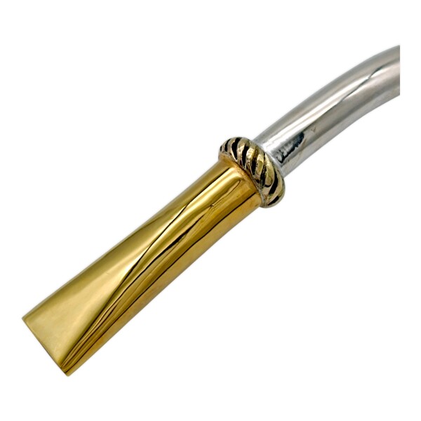 BOMBILLA MELO PLATA Y ORO 42 - Adulto - Plateado Plateadouniforme