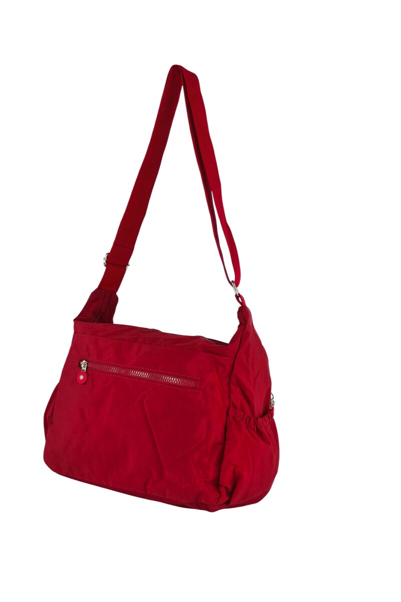 Morral con bolsillos Rojo